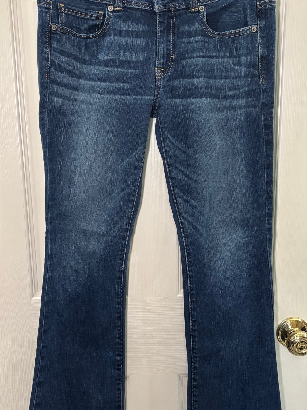 American Eagle Dark Blue Kick Boot Jeans size 8
